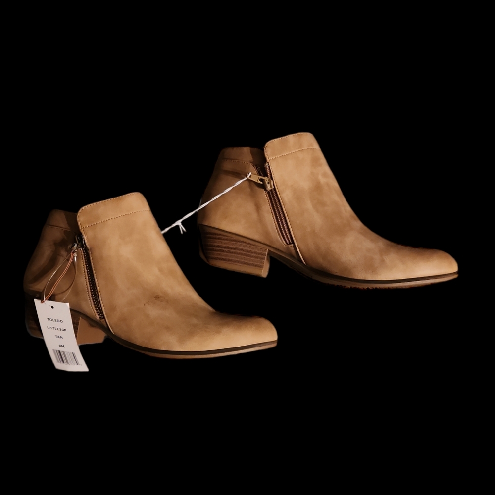 NWT Unionbay Tan ankle boot booties sz 8